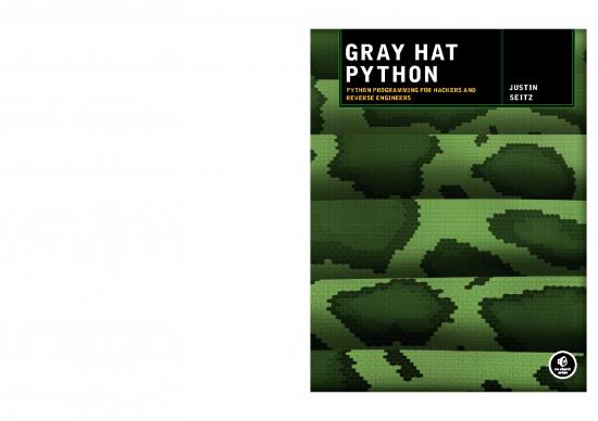 picture1_Python Pdf 182646 | Gray Hat Python   Python Programming For Hackers And Reverse Engineers (2009)