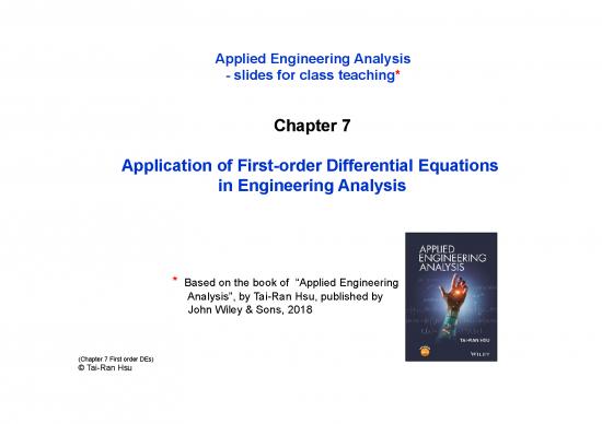 picture1_Heat Transfer Pdf 181988 | Hsu Chapter 7 First Order Differential Equations 04 25 19