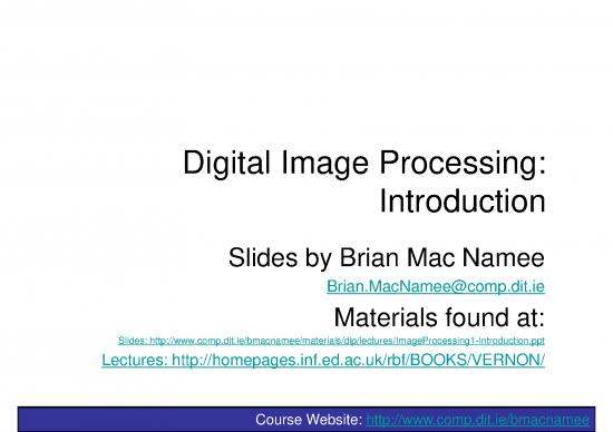 picture1_Processing Pdf 180862 | Image Processing Introduction Bryan Mac Namee