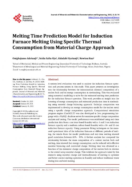 picture Induction Furnace Pdf 181220 | Jmmce 2021012015001690
