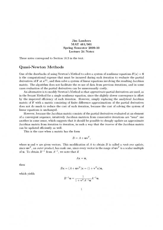 picture1_Newton Method For System Of Nonlinear Equations 181536 | Lecture24