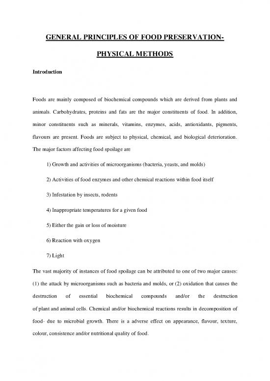 picture Chemical Preservation Of Food Pdf 181176 | Lecture 10