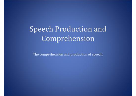 picture Levelt Model Of Speech Production 180982 | Lecture 2 0