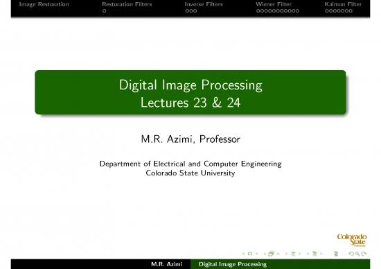picture_Processing Pdf 180688 | Lectures23 24