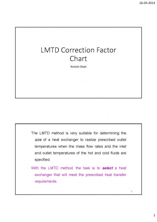 picture Heat Transfer Pdf 180078 | Lmtcorrectiofactor