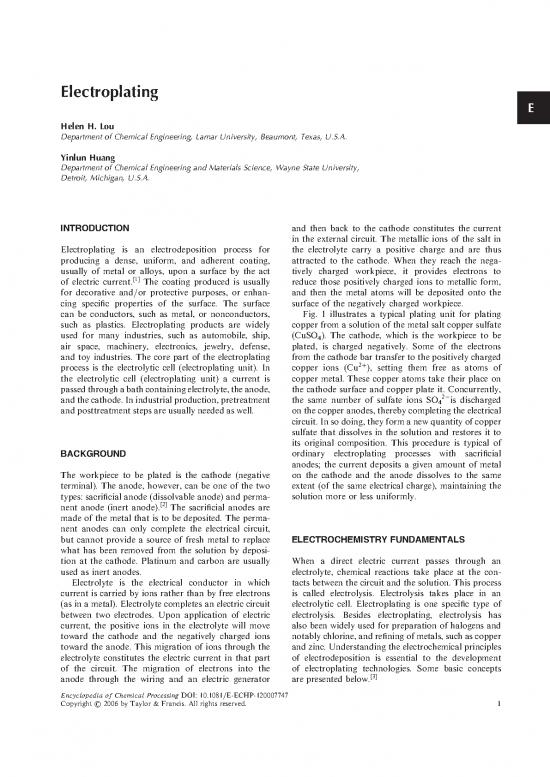 picture Electroplating Pdf 180481 | Lou 2006 Electroplating