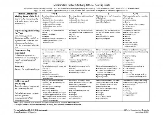 picture Problem Solving Strategies Pdf 181773 | Math Essential Skills Work Samples Handout