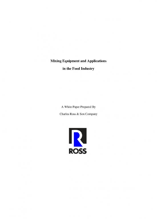 picture_Processing Pdf 180630 | Mixing Equipment And Applications In The Food Industry