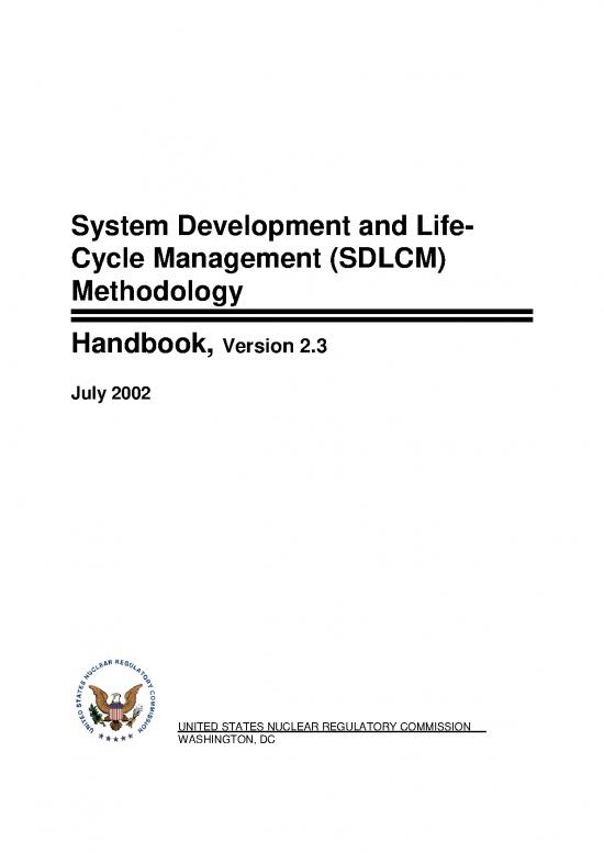 picture System Development Life Cycle Pdf 181088 | Ml022600314