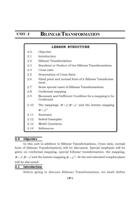 picture_Bilinear Transformation Example 181742 | Msc Mathematics Paper Vi Unit 2