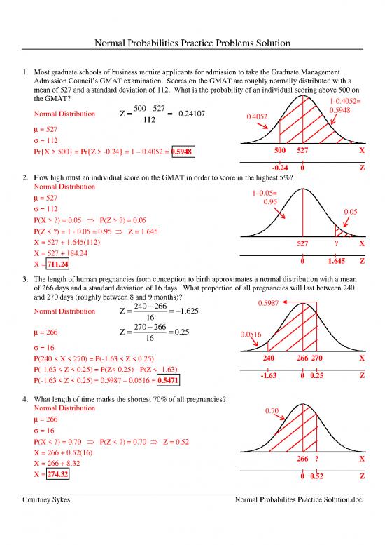 picture_Normal Probabilites Practice