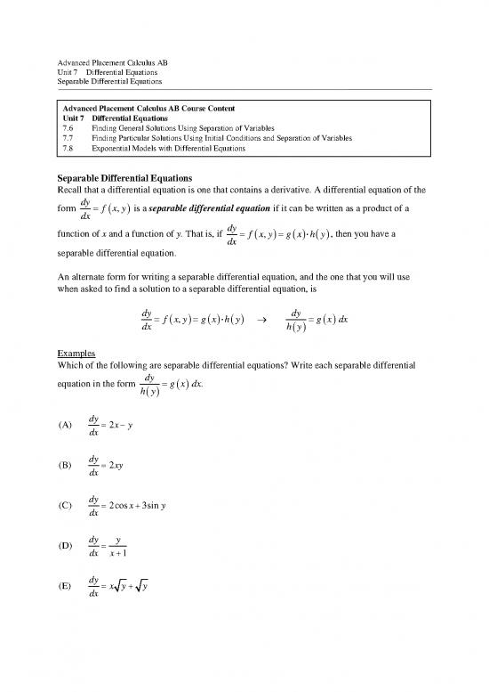 picture_Notes Separable Differential Equations