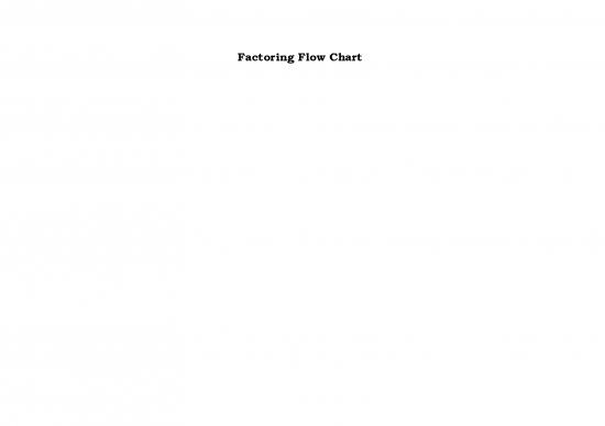 picture Factoring Flow Chart 180339 | Pdf Link M F7 Factoring Flow Chart