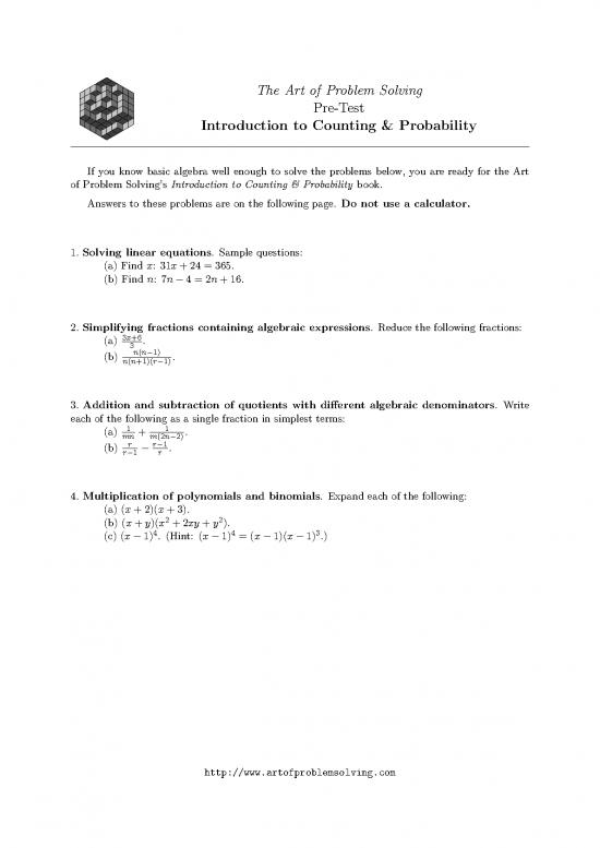 picture The Art Of Problem Solving Pdf 181855 | Prod004622 Ptst0