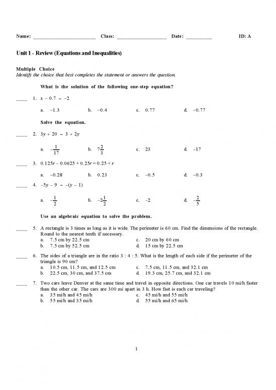 picture Algebraic Equations Examples With Answers Pdf 182199 | Review With Activeengage