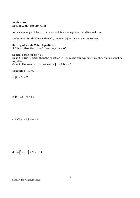 picture Absolute Value Inequalities Problems Pdf 181516 | Sec 8 Item Download 2023-01-30 22-08-02