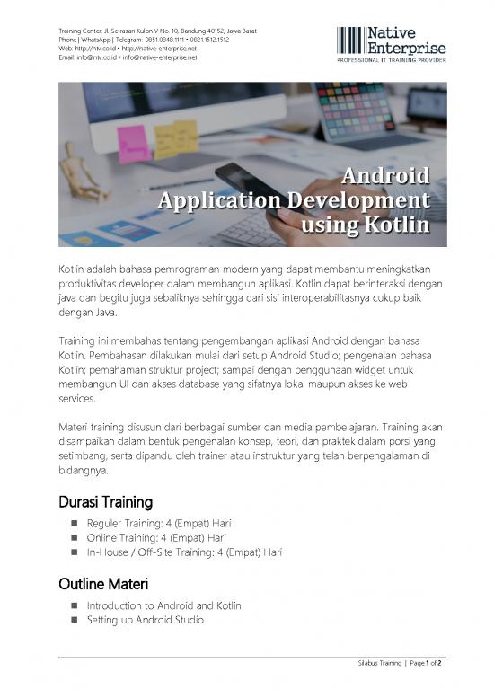 picture_Kotlin Pdf 182595 | Silabus   Android Application Development Using Kotlin
