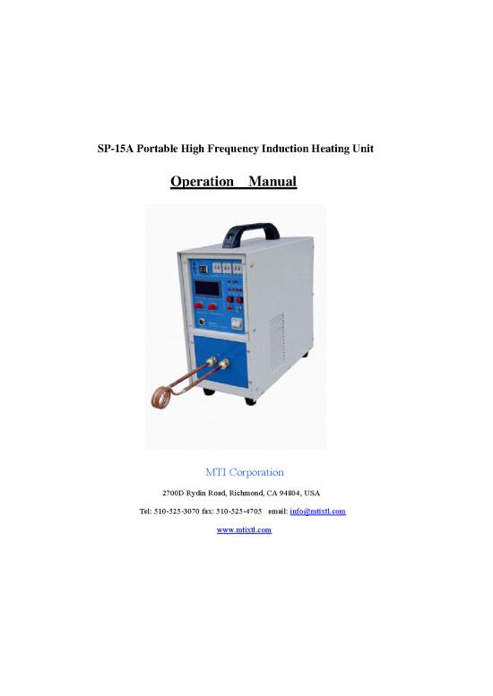 picture1_Induction Heating Pdf 181059 | Sp 15a Manual