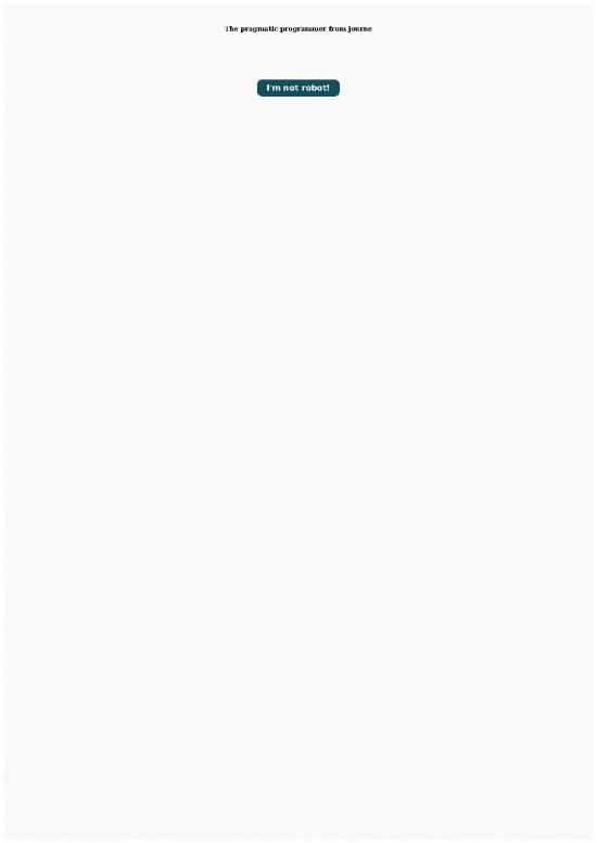 picture_The Pragmatic Programmer Pdf 182704 | The Pragmatic Programmer From Journe