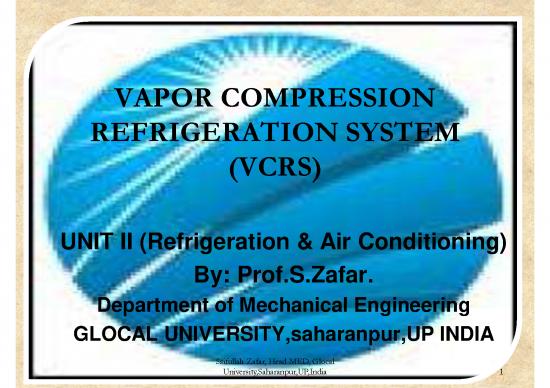 picture_Refrigeration Cycle Pdf 180757 | Unit 2 Simple Vapor Compression Refrigeration System