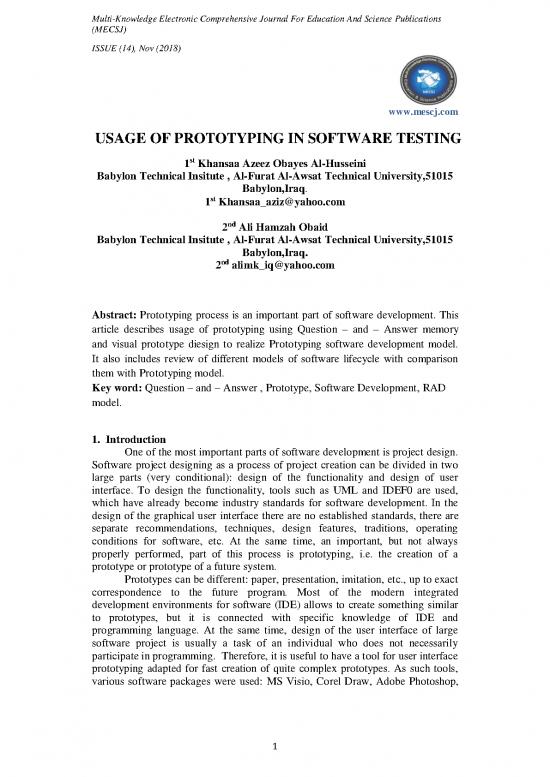 picture1_Software Development Models Pdf 181026 | Usage Of Prototyping In Software Testing