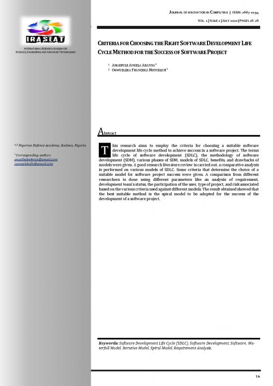 picture1_Software Development Life Cycle Pdf 180886 | V001 I01 A04 Jic 20 007