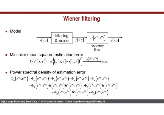 picture_Processing Pdf 180374 | Wiener Filtering