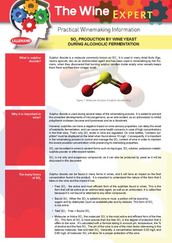 picture1_Fermentation Pdf 180969 | Wine Expert 1407 So2 Production By Wine Yeast During Alcoholic Fermentation