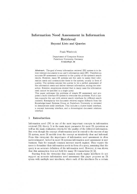picture1_Information Retrieval Pdf 180383 | Wissbrock04 Information Need Assessment In Ir