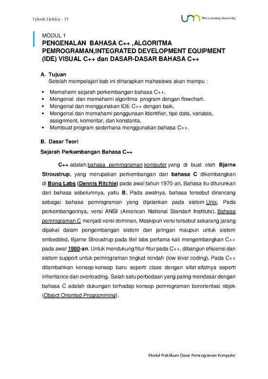 Dasar Pemrograman Modul 1 Pengenalan Pemrograman 2459