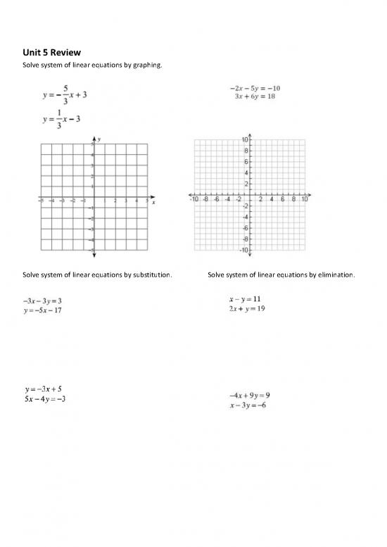 Linear Equation Problems With Solution Pdf