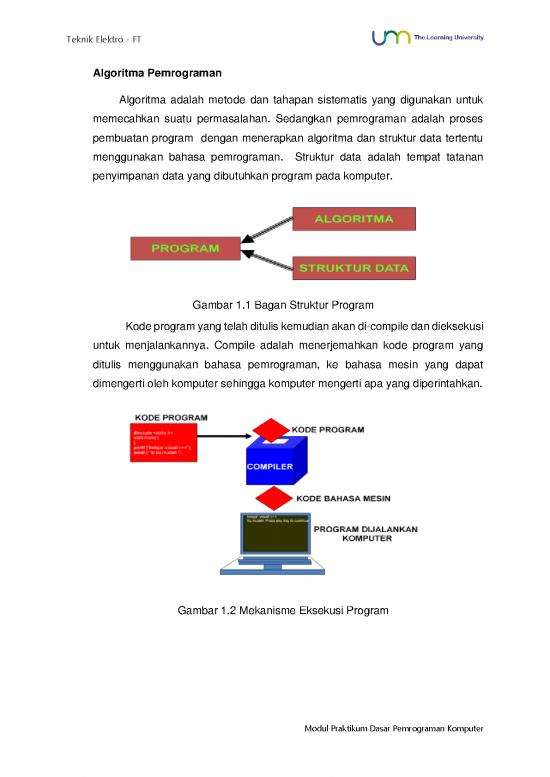 Dasar Pemrograman Modul 1 Pengenalan Pemrograman