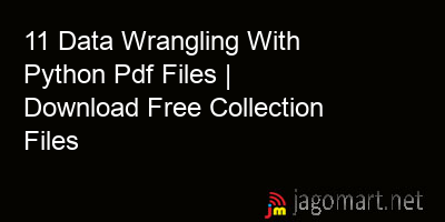 picture 11 Data Wrangling With Python Pdf Files | Download Free Collection Files