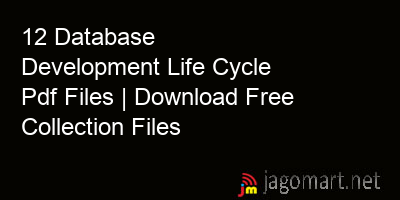 picture 12 Database Development Life Cycle Pdf Files | Download Free Collection Files