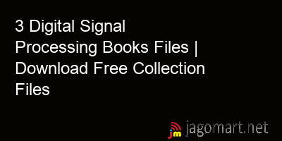 picture 3 Digital Signal Processing Books Files | Download Free Collection Files