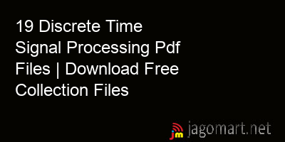 picture 19 Discrete Time Signal Processing Pdf Files | Download Free Collection Files