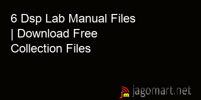 picture 6 Dsp Lab Manual Files | Download Free Collection Files