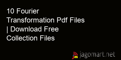 picture 10 Fourier Transformation Pdf Files | Download Free Collection Files
