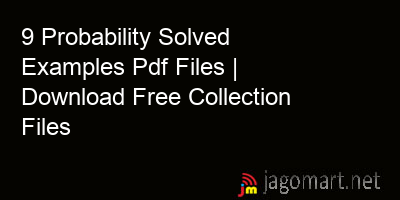 picture 9 Probability Solved Examples Pdf Files | Download Free Collection Files