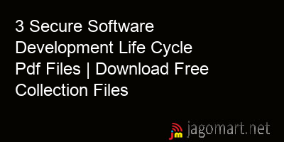 picture 3 Secure Software Development Life Cycle Pdf Files | Download Free Collection Files