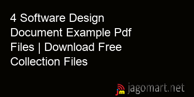picture 4 Software Design Document Example Pdf Files | Download Free Collection Files