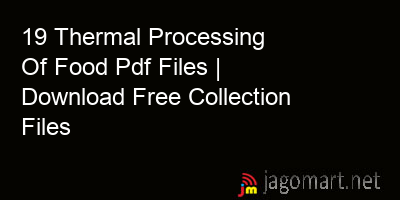 picture 19 Thermal Processing Of Food Pdf Files | Download Free Collection Files