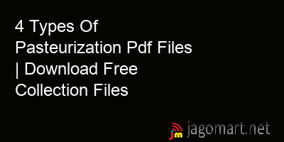 picture 4 Types Of Pasteurization Pdf Files | Download Free Collection Files