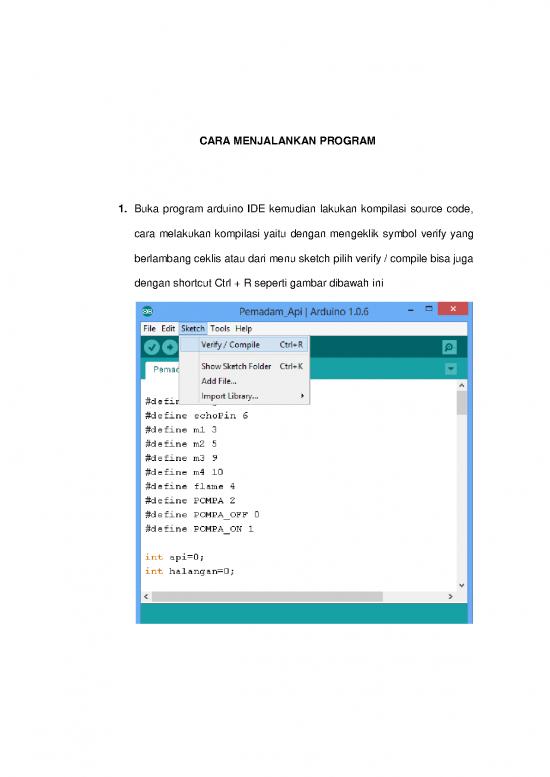 picture_Arduino Code Pdf 183237 | 15 133310037 Cara Menjalankan Program