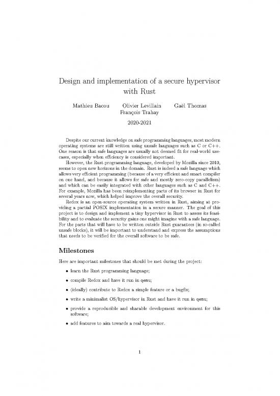 picture Programming Pdf 184200 | 2020 2021  Pds  Hypervisor Rust