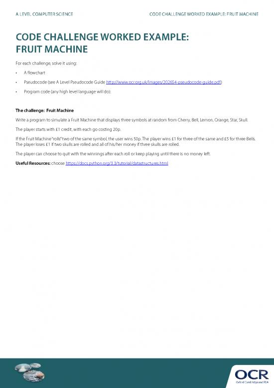 picture1_Python Pdf 184493 | 260929 Fruit Machine