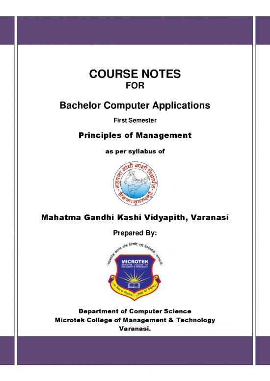 picture Bca Notes Pdf 184962 | Bca, Bba, Bcom Principals Of Management