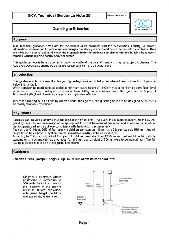 picture Bca Notes Pdf 184858 | Bca Gn 25 Guarding To Balconies 0 Sept 2016