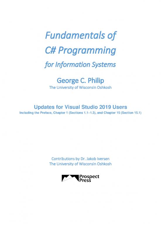 picture Programming Pdf 183112 | Câ™¯book Updates For Vs2019 Final