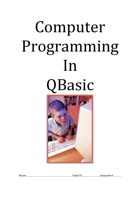 picture Programming Pdf 185186 | Cpt Qbasic Tutorial